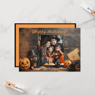 Tarjeta Saludos Ghoul-tastic de Halloween