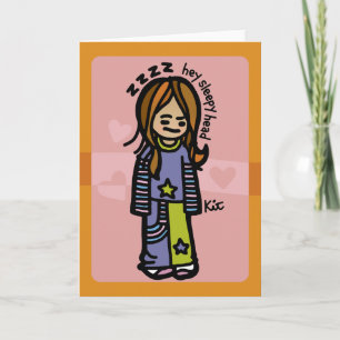Tarjeta saludos groggy.