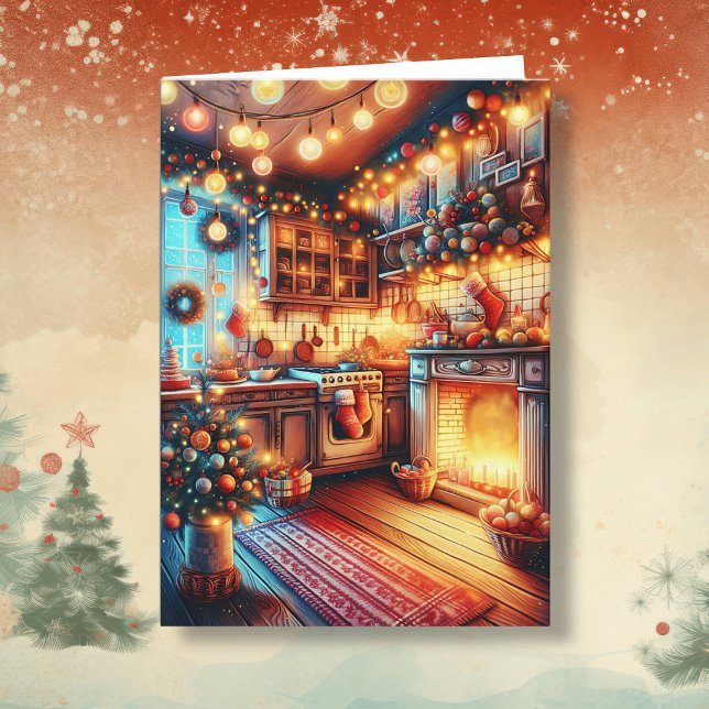 Tarjeta Saludos navideños anticuados (Subido por el creador)