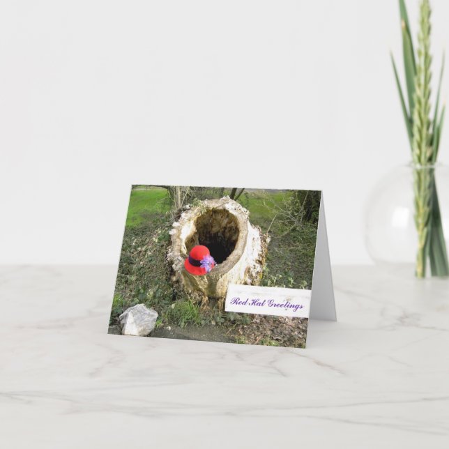 Tarjeta Saludos Notecard de Red Hat (Anverso)