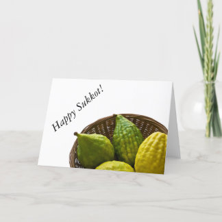 Tarjeta Saludos para Sukkot