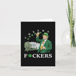 Tarjeta Saludos por la bebida divertida de cerveza St Patr