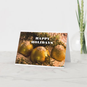 TARJETA SALUDOS POR LA TEMPORADA/FELIZ AÑO NUEVO TAMBIÉN!