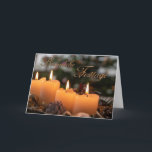 Tarjeta Saludos románticos de Navidad alemanes<br><div class="desc">¡Feliz Navidad Alemana y Feliz Año Nuevo! Navidades - ¡el momento perfecto para el amor y el placer, la familia y los amigos! Esta feliz tarjeta de Navidad es la tarjeta de invitación ideal para la celebración de Navidades por parte de los Navidades junto con familiares y amigos que serán...</div>