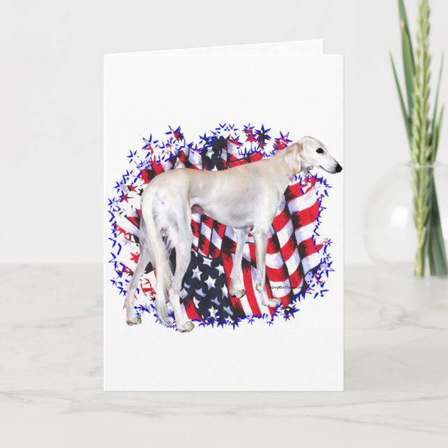 Tarjeta Saluki Patriot (Anverso)