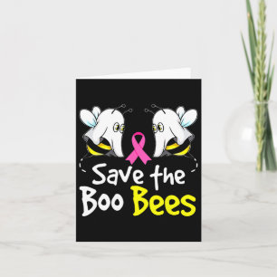 Tarjeta Salva Abejas Boo Diversión Conciencia del Cáncer d