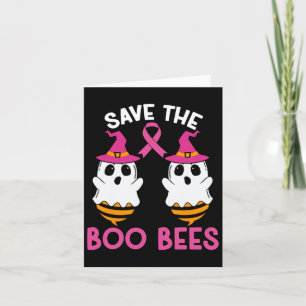 Tarjeta Salva Los Senos S Breastees Boo Bees Conciencia De