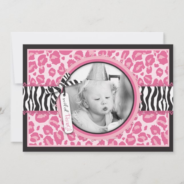 Tarjeta salvaje B1 de la invitación del CP de la (Anverso)