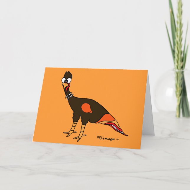 Tarjeta salvaje de Turquía (Anverso)