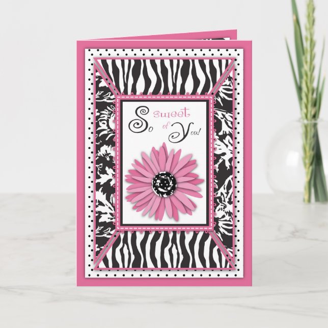 Tarjeta salvaje del jardín TY (Anverso)