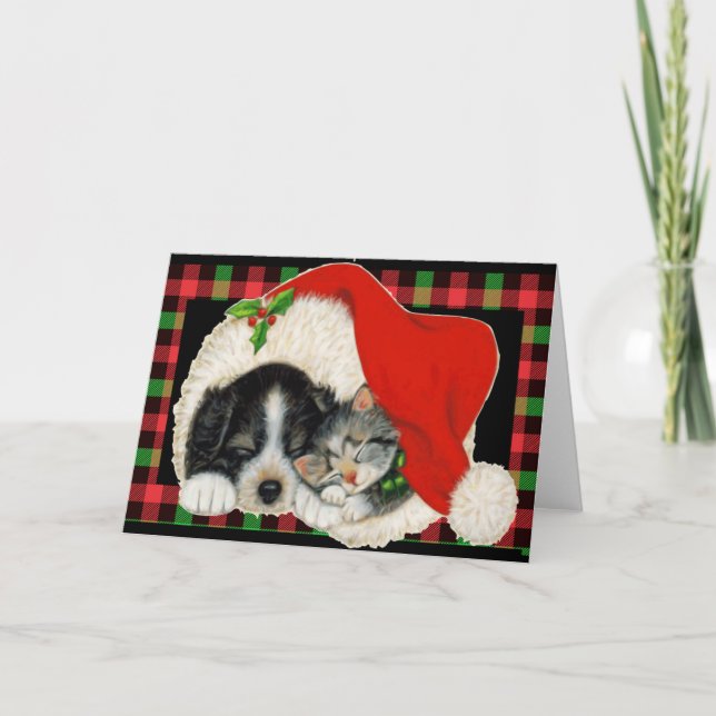 Tarjeta Salvamento animal Santa (Anverso)