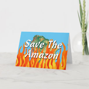 Tarjeta Salvar la Amazonía