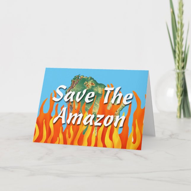 Tarjeta Salvar la Amazonía (Anverso)