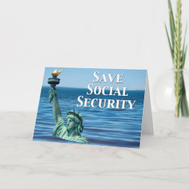 Tarjeta Salvar la seguridad social