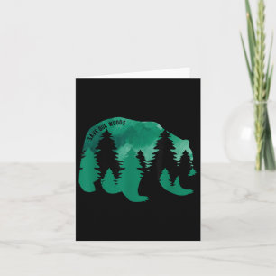 Tarjeta Salvemos nuestro Woods Environmental Protection Be