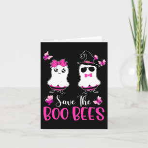 Tarjeta Salven A Las Abejas De Boo Divertidas Sala De Conc