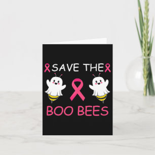 Tarjeta Salven A Las Abejas De Boo Halloween Diversión El