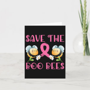Tarjeta Salven A Las Abejas De Boo Sobreviviente Del Cánce