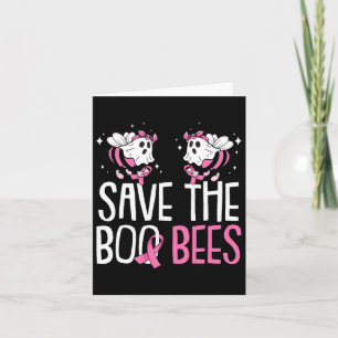 Tarjeta Salven la conciencia sobre el cáncer de mama Boo B