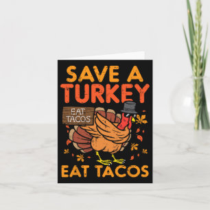 Tarjeta Salven Turquía come tacos Diversión Mexicana Acció