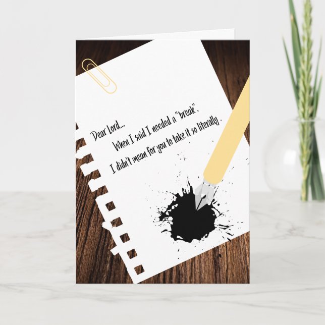 Tarjeta ¡sálvese bien pronto! (Anverso)