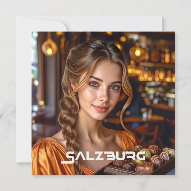 TARJETA SALZBURGO - AMOR DESDE AUSTRIA (Anverso)