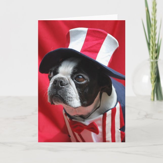 Tarjeta Sam del tío de Boston (Anverso)