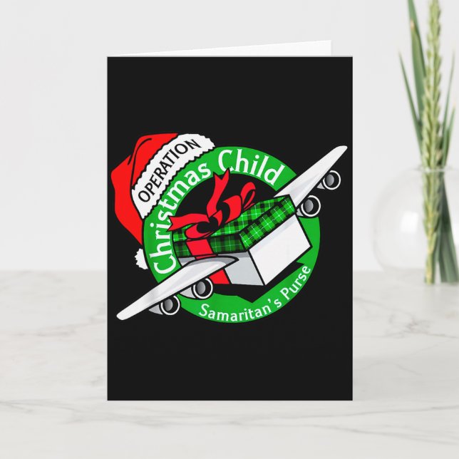 Tarjeta Samaritan's Purse Operation Christmas Child Funny  (Anverso)