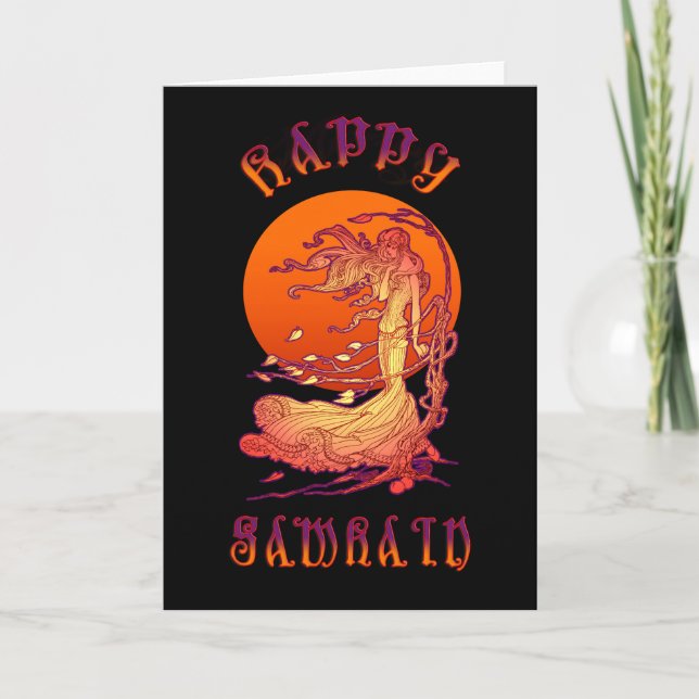 Tarjeta Samhain (Anverso)
