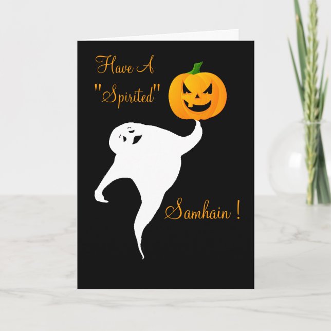Tarjeta Samhain espiritual (Anverso)