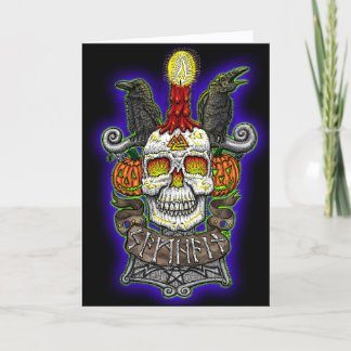 Tarjeta Samhain - Halloween