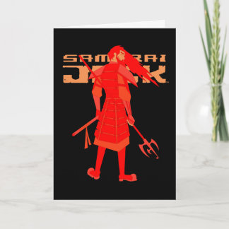 Tarjeta Samurai Jack Red Warrior Graphic
