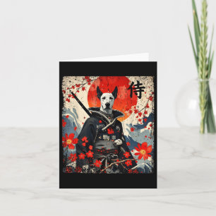 Tarjeta Samurai Japonés Gran Dane Tattoo Kawaii Ukiyo-e
