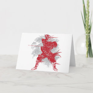Tarjeta Samurai Pose