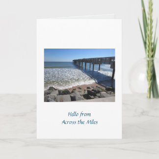 Tarjeta San Agustín cruzando las millasTarjeta de felicita