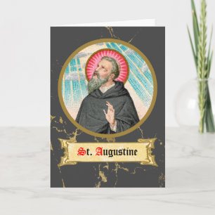 Tarjeta San Agustín de Hipona (SAU 047; detalle)