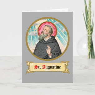 Tarjeta San Agustín de Hipona (SAU 047; detalle)