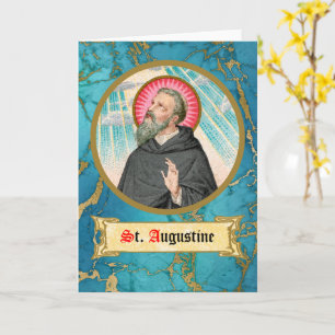 Tarjeta San Agustín de Hipona (SAU 047; detalle)