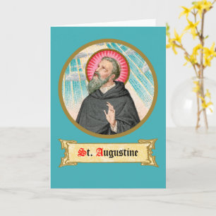 Tarjeta San Agustín de Hipona (SAU 047; detalle)