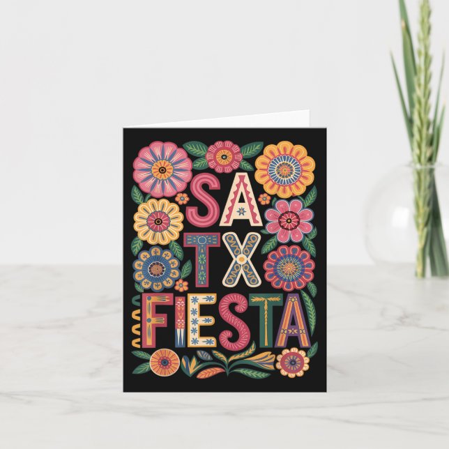 Tarjeta San Antonio Fiesta (Anverso)