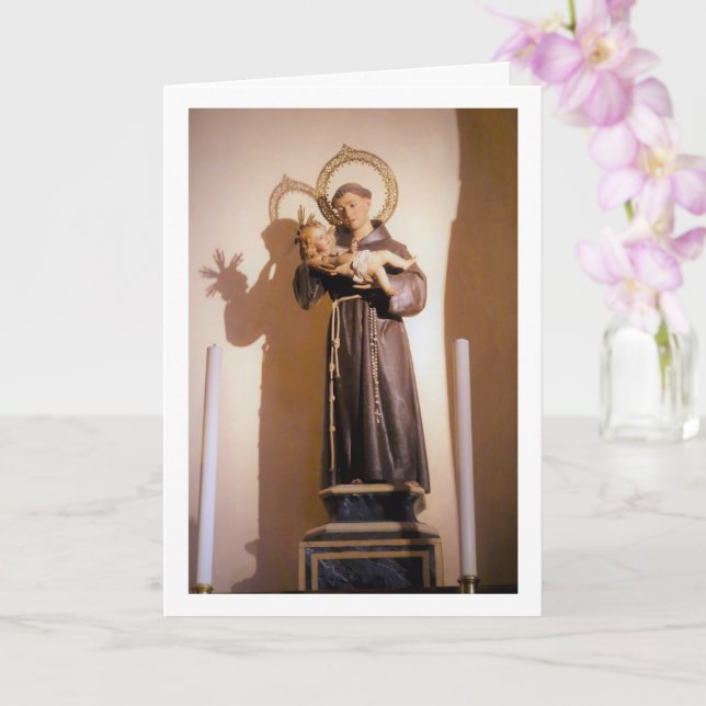 Tarjeta San Antonio, Iglesia de San Nicolás, ciudad de Val (Orquídea)