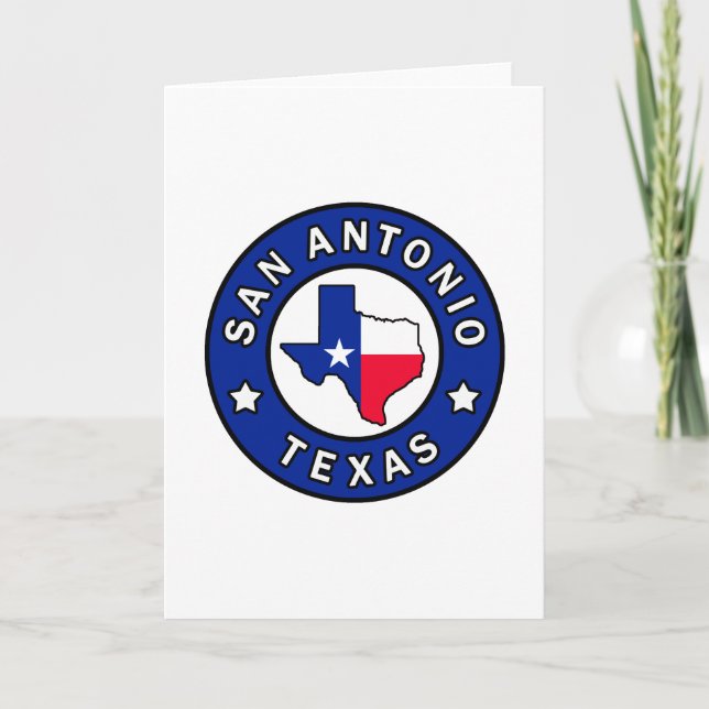 Tarjeta San Antonio Texas (Anverso)