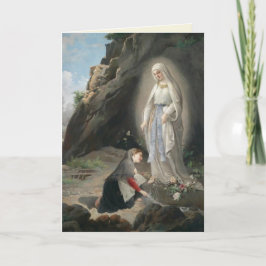 Tarjeta San Bernadette Carné Católica de San Nun
