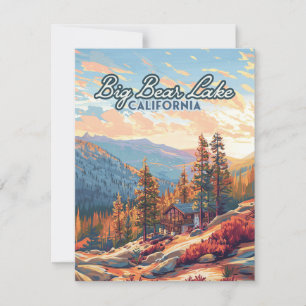 Tarjeta San Bernardino de Big Bear Lake California