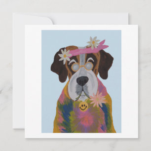 Tarjeta San Bernardo Hippie