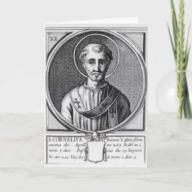 Tarjeta San Cornelio (Anverso)
