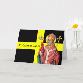 Tarjeta San David de Gales (P 001) y su bandera