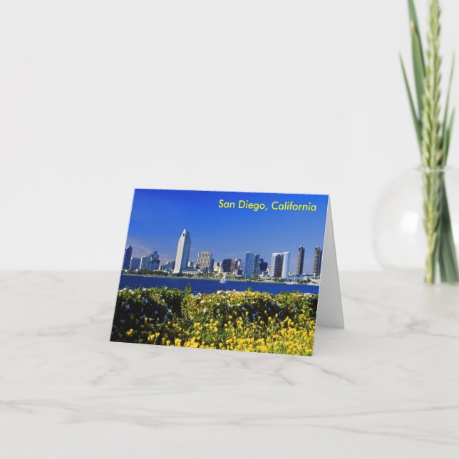 Tarjeta San Diego, California (Anverso)