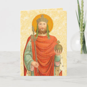 Tarjeta San Enrique II (BBS 10) (Oración y texto) Día de f