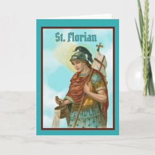 Tarjeta San Floriano con Cubo (Cielos Despejados; M 019)